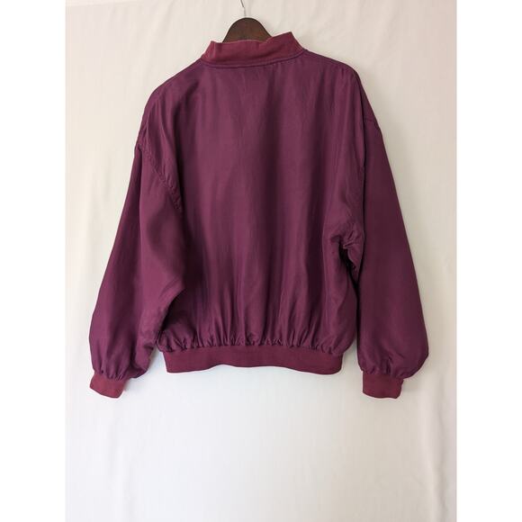 Vintage 90s Y2K Details Express 2-Piece Silk Track Suite Jacket Joggers Size L - Picture 5 of 16